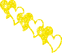 coeur jaune